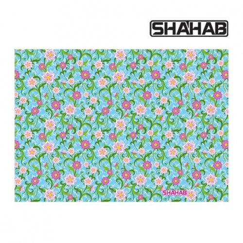 دفتر 100 سیمی مجلد گلدار